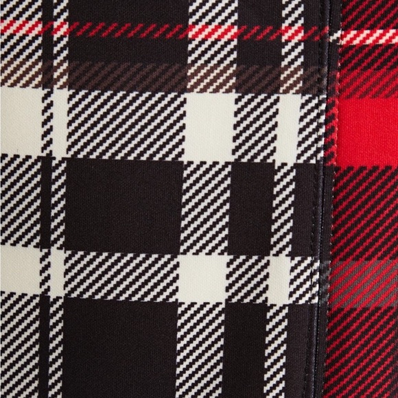 Nwt Alice and Olivia plaid off the shoulder top sz xs Host Pick! - Picture 4 of 4